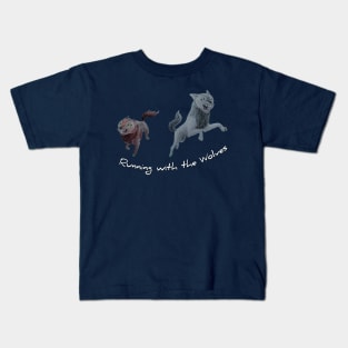 Running with the Wolves - Wolfwalkers Kids T-Shirt